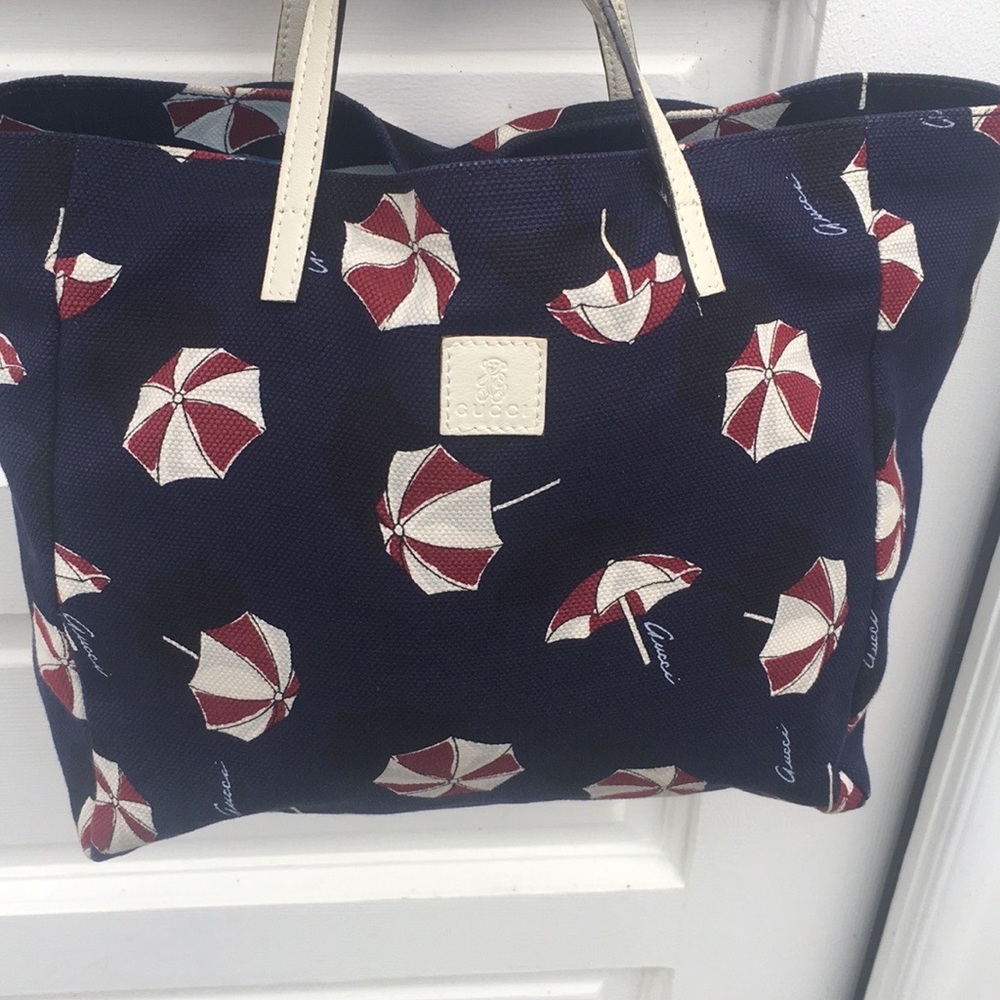 Gucci Collection Canvas Tote